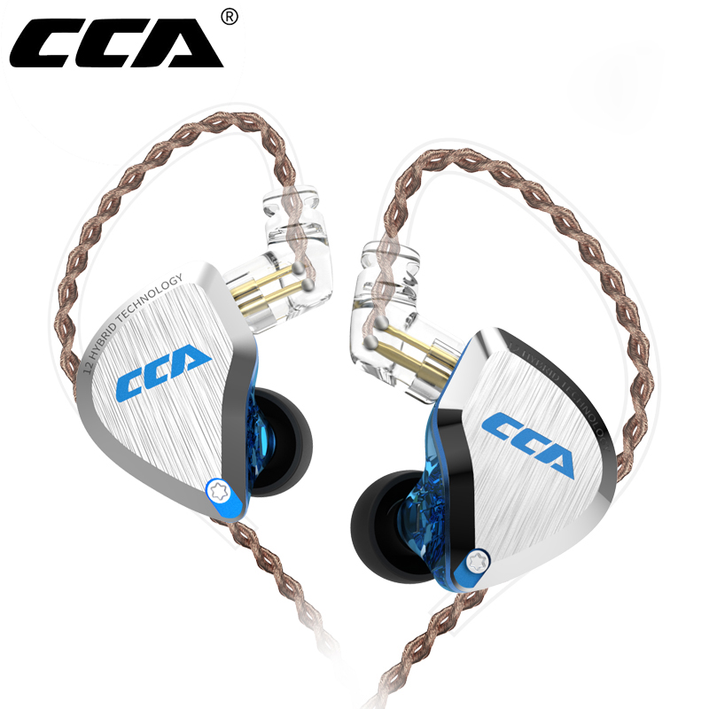 Pc Gaming Earphones - CCA C12 インイヤーメタルヘッドフォン 5BA + 1DD