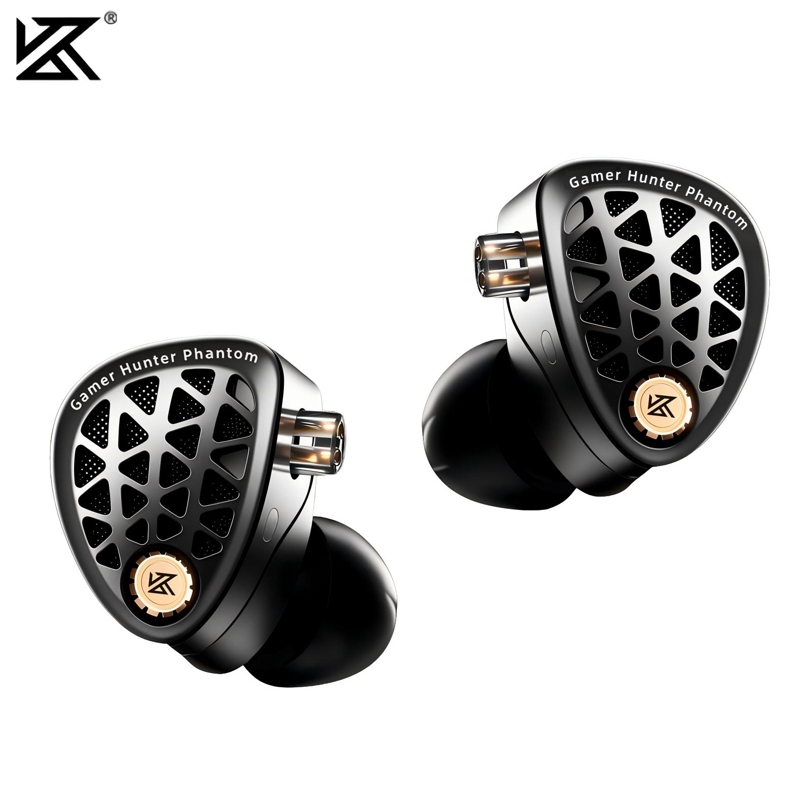 Pc Gaming Earphones - KZ Phantom HiFiグレード フラッグシップeスポーツゲーミングイヤホン DSPゲーミングサウンドカード搭載 インイヤーヘッドホン