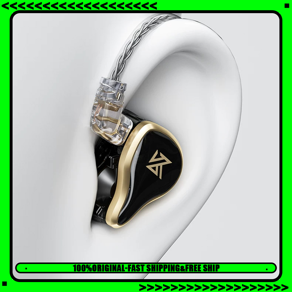Pc Gaming Earphones - KZ ZAS メタル有線イヤホン 16 ユニットハイブリッドテクノロジー音楽低音インイヤーモニターヘッドセットスポーツゲームノイズキャンセリングヘッドフォン
