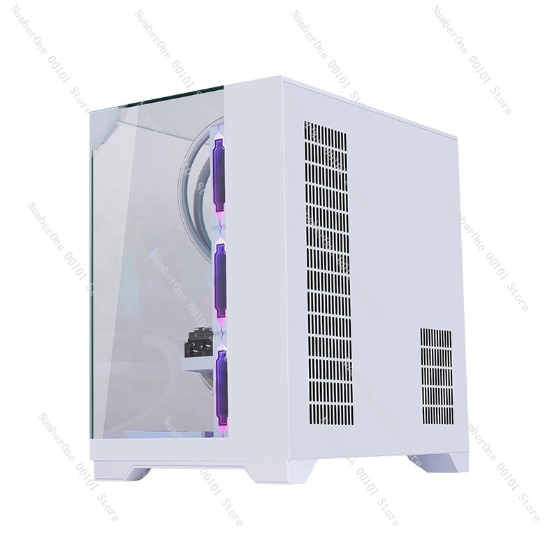 ATXゲーミングPCケース パノラマ強化ガラス 7ファン対応 - Pc Gaming Case のレビューと価格