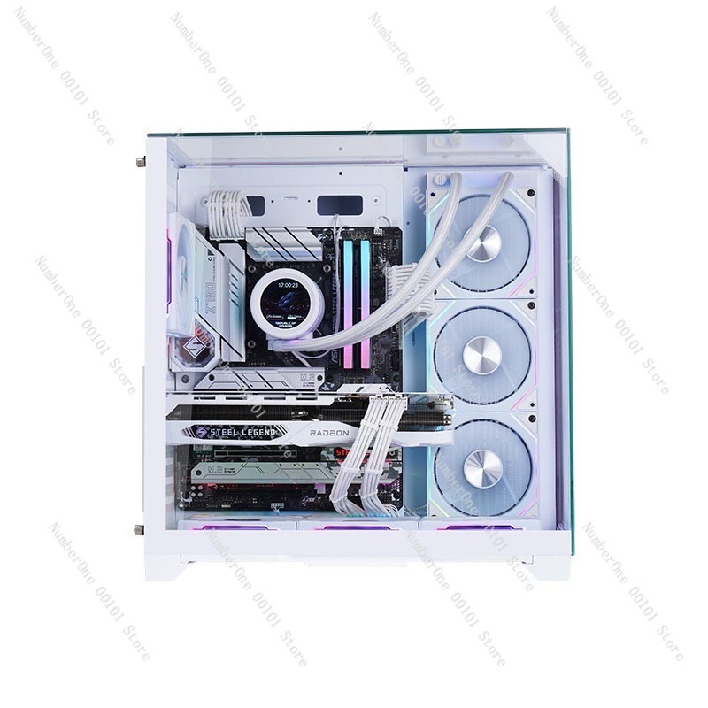 ATXゲーミングPCケース パノラマ強化ガラス 7ファン対応 - Pc Gaming Case のレビューと価格