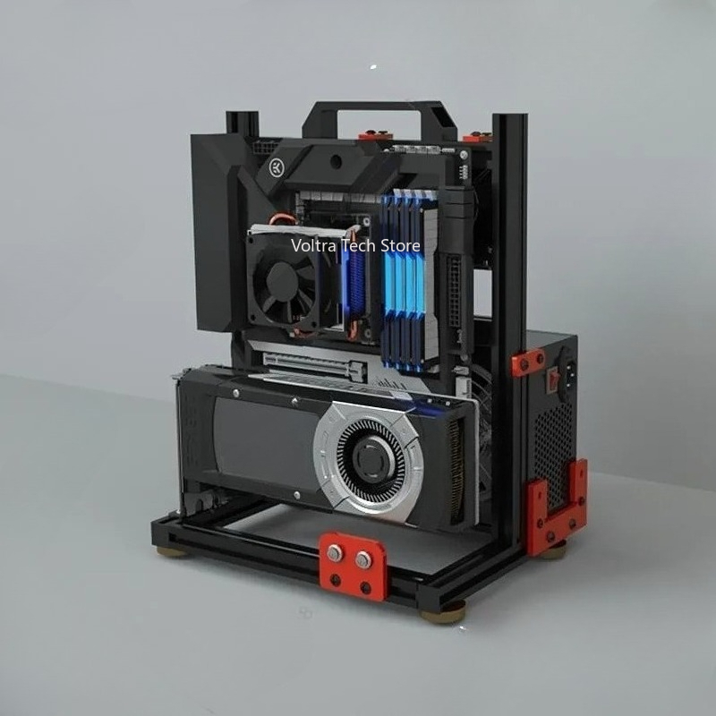 オープンエアコンピューターケースフレーム、ITX ATXマザ - Pc Gaming Case のレビューと価格