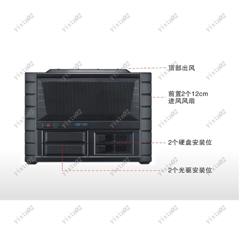 ATX マザーボード対応 コンピューターケース - 横型レイ - Pc Gaming Case のレビューと価格
