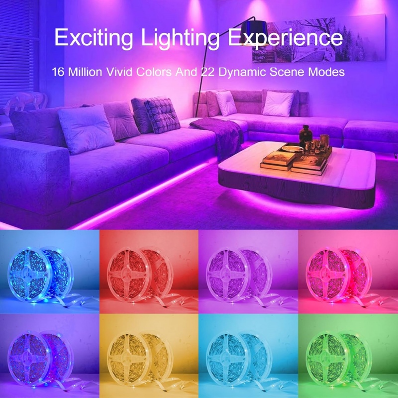DC 5V USB LED ストリップライト APP 制御色 - Rgb Light Strip のレビューと価格