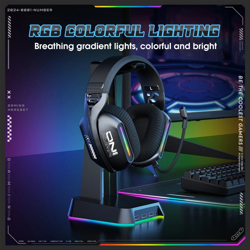 ONIKUMA GT808 ワイヤレスゲーミングヘッドセット - Pc Gaming Earphones のレビューと価格