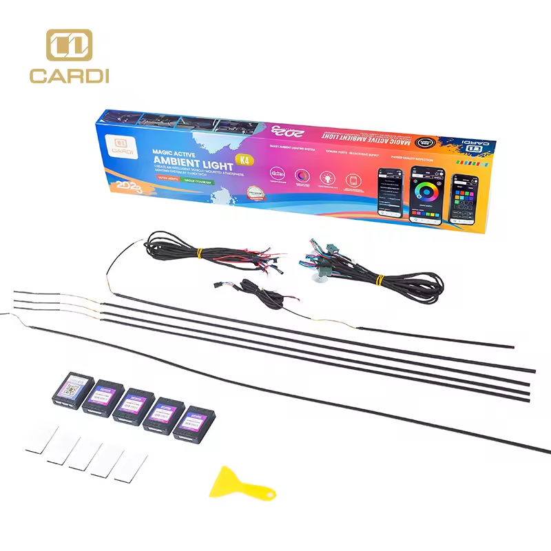 K4 18 1 フルカラーネオンLEDインテリアストリップ  - Rgb Light Strip のレビューと価格