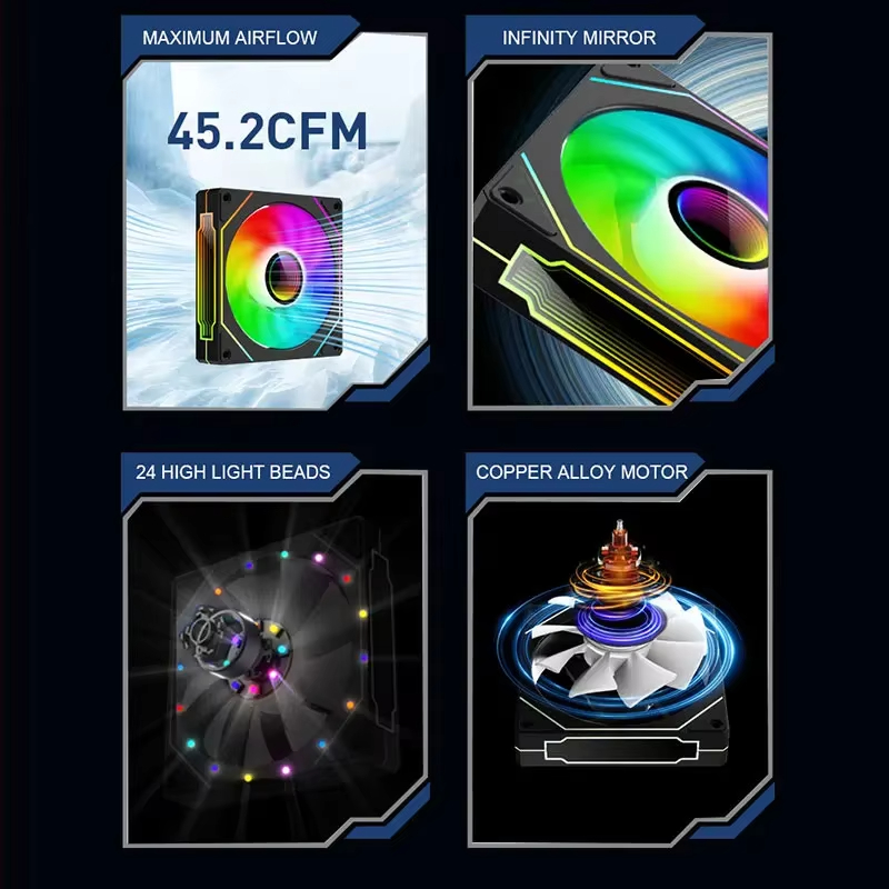 PRISM 4 PRO 120mm PWM ARGBケースフ - Pc Gaming Case のレビューと価格