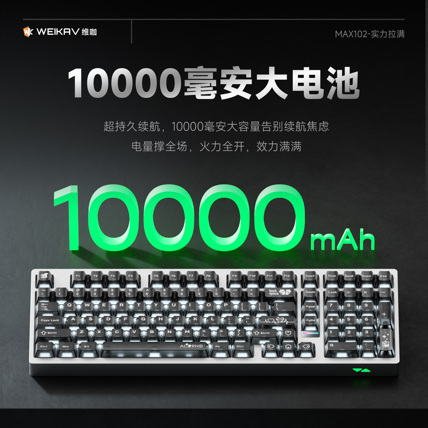 Weika Max102 アルミケースワイヤレスメカニカルキ - Pc Gaming Case のレビューと価格