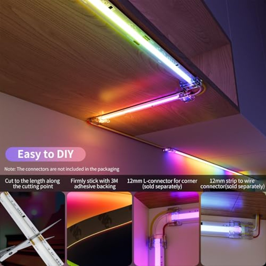 RGBスマートIC COB LEDストリップライト アドレス - Rgb Light Strip のレビューと価格