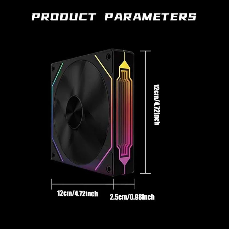 PRISM 4 RS 12cm ARGB 4ピン コンピュー - Pc Gaming Case のレビューと価格