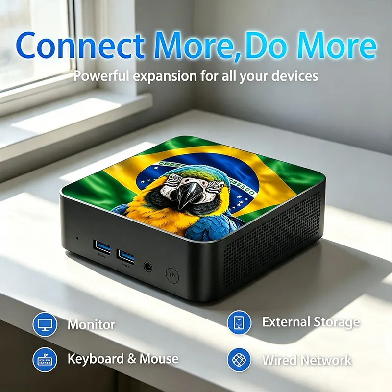 ニューメキシコ ブラジル国旗 ミニPC インテルコア N95 - Pc Gaming Desktop のレビューと価格