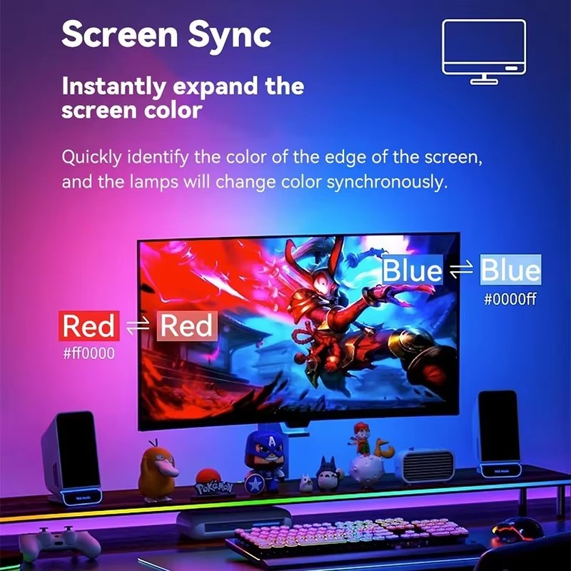 RGB ゲーミングライト ストリップ モニター バックライト - Rgb Light Strip のレビューと価格