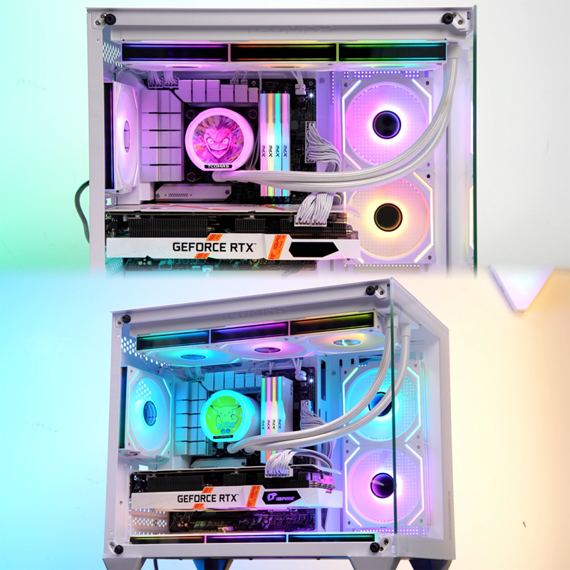 120mm ARGB PCケースファン インフィニティミラー - Pc Gaming Case のレビューと価格