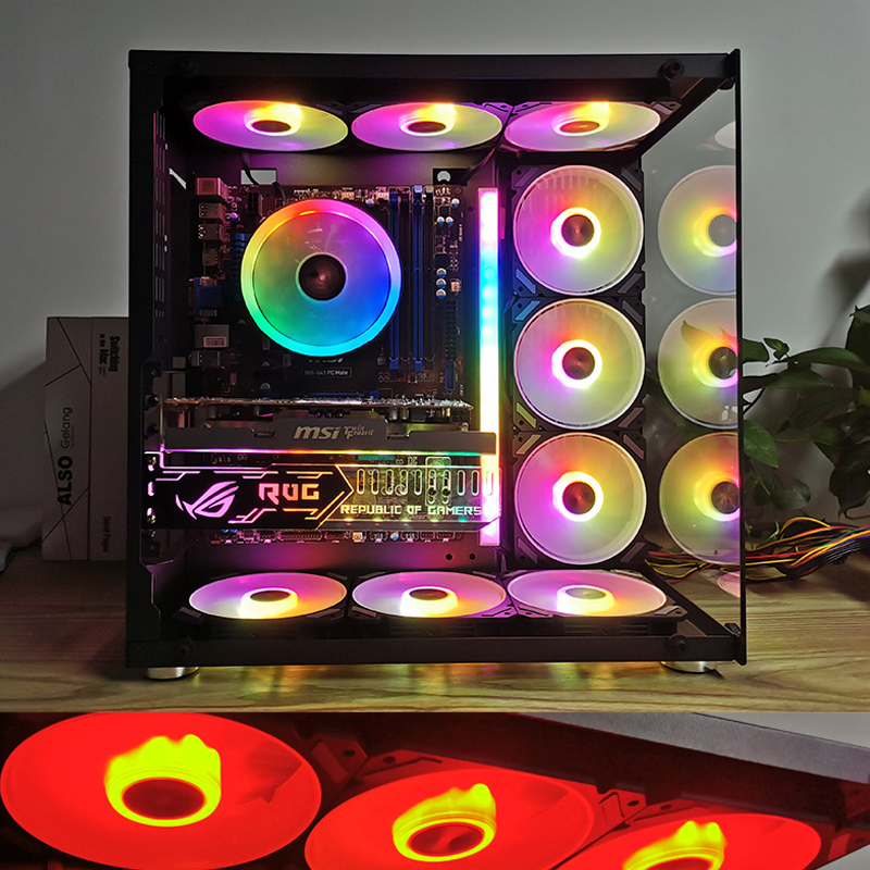 ARGB 120mmケースファン 5V 3PIN マザーボー - Pc Gaming Case のレビューと価格